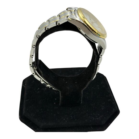 Seiko 6N22-00K0 2 Tones Gold Silver Quart Womens Watch - Picture 4 of 7